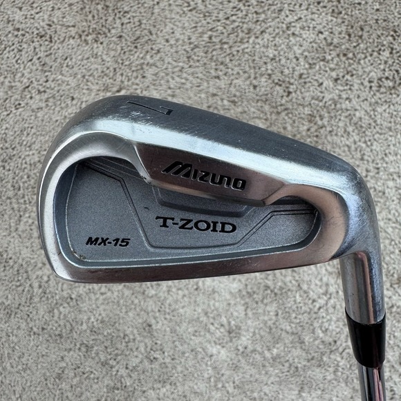 Mizuno T-Zoid MX-15 Single 7 Iron - Dynalite Gold R300 Regular Steel - Mens RH - Picture 1 of 15